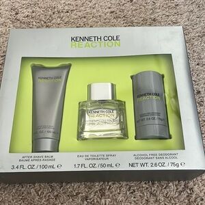 Kenneth Cole Reaction Gift Box- cologne, aftershave and deodorant